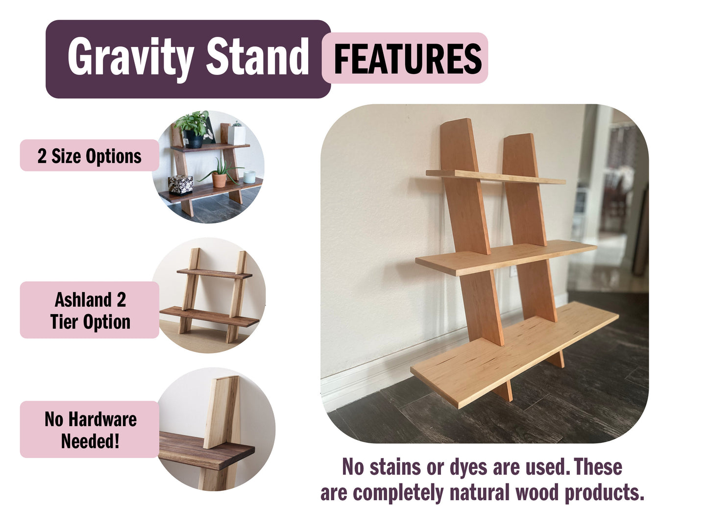 Gravity Stand Shelf