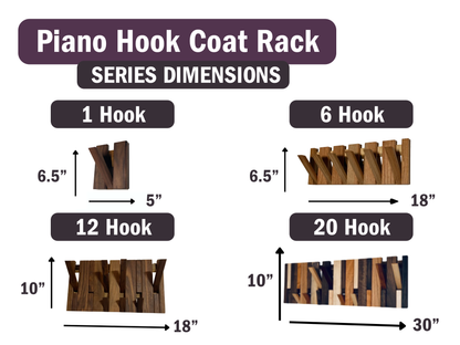 Piano Hook Rack (Multi-Material)