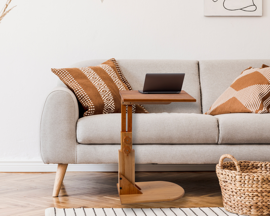 The Adjustable Height Sofa Table