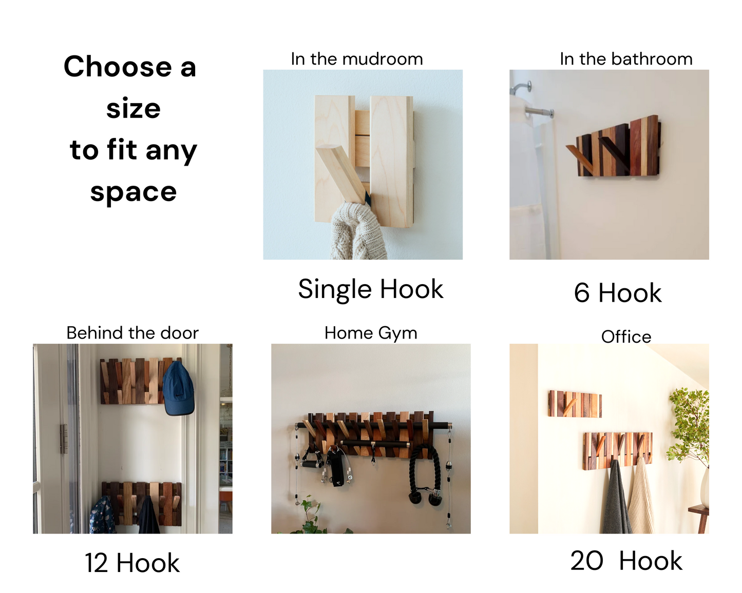 Piano Hook Rack (Multi-Material)