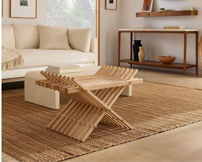 Modern Wood Bench