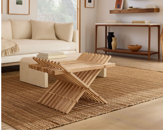 Modern Wood Bench