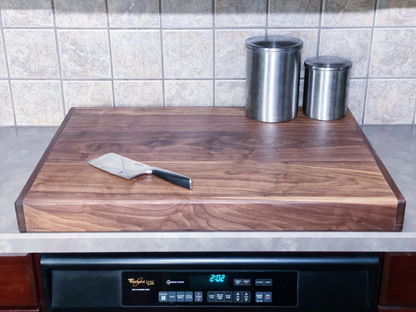 Black Walnut Stove Top Cover