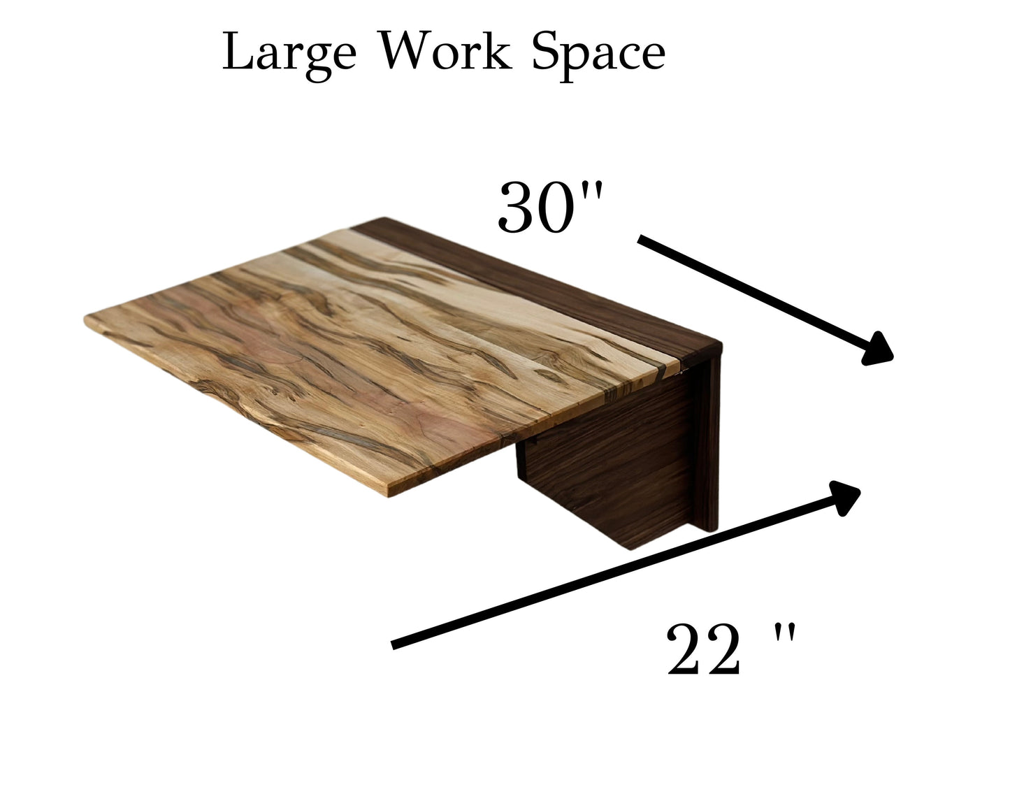 Ashland Murphy Desk, Wall Mounted Table  | Multifunctional Furniture|  Space Saving Modern Folding Desk for Writing