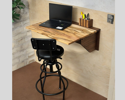 Ashland Murphy Desk, Wall Mounted Table  | Multifunctional Furniture|  Space Saving Modern Folding Desk for Writing